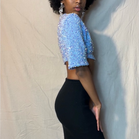 Eugene Taylor sequined crop top - Picture 3 of 3